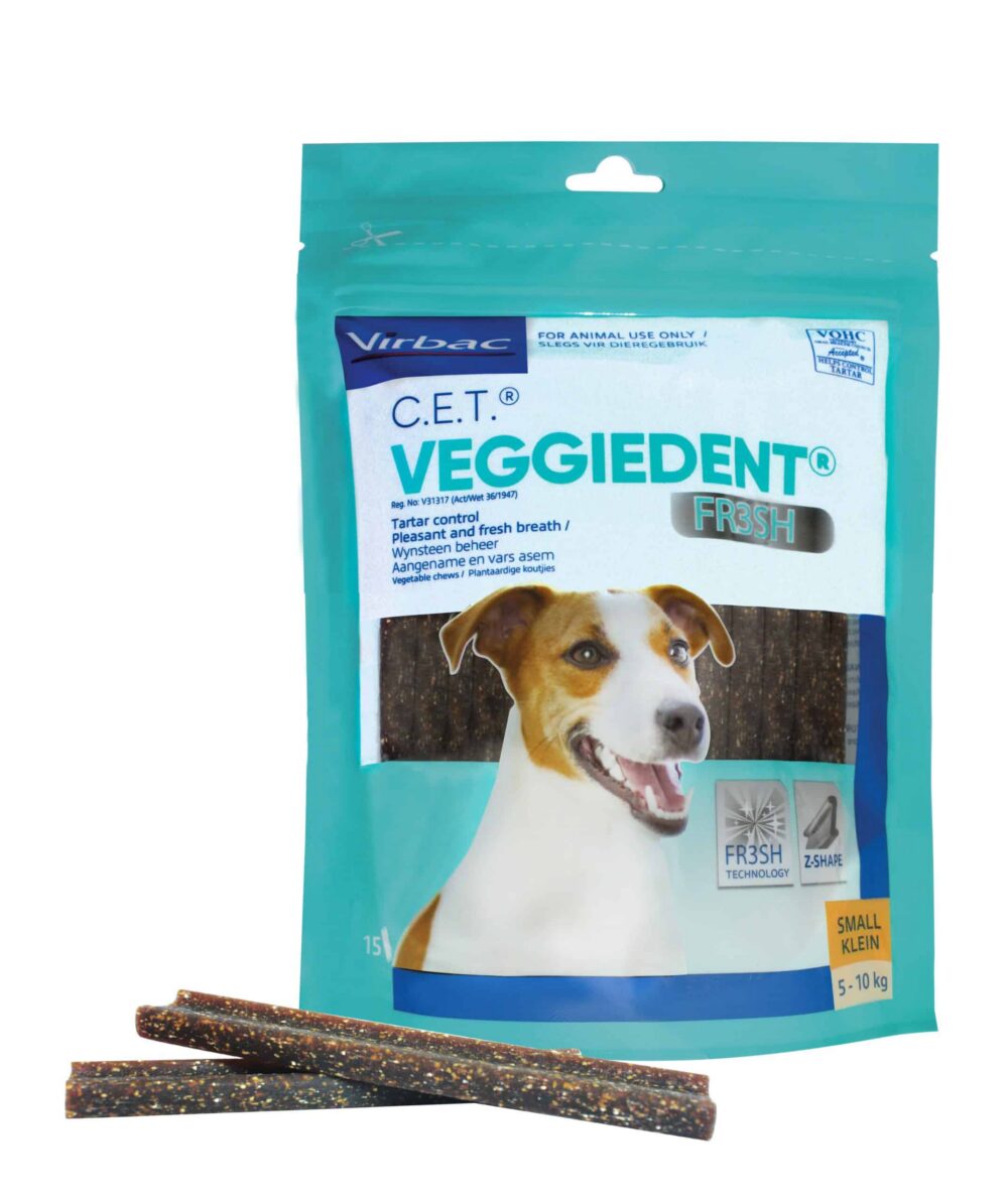 Veggiedent Fresh Dental Chews for Dogs - Small (15)