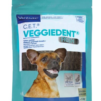 Veggiedent Fresh Dental Chews for Dogs - Extra Small (15)