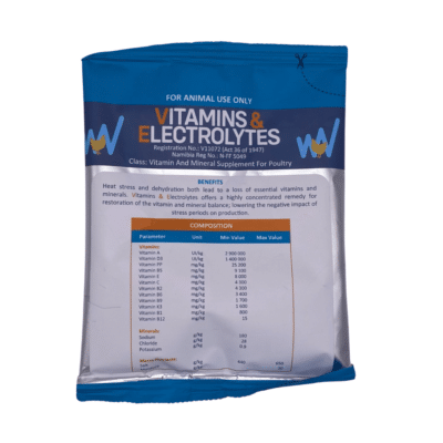 Vitamins & Electrolytes for Poultry (100g)