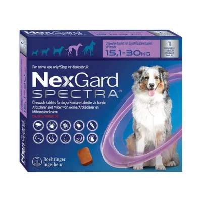 NEXGARD SPECTRA Purple Single chew, Large 15.1-30kg