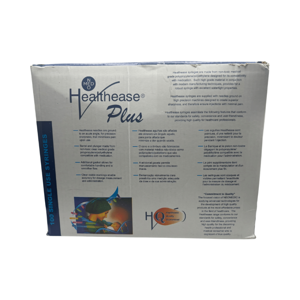 Luer Slip Syringe 10ml (100 Single Use Syringes)