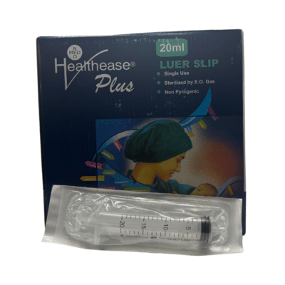 Luer Slip Syringe 20ml (40 Single Use Syringes)
