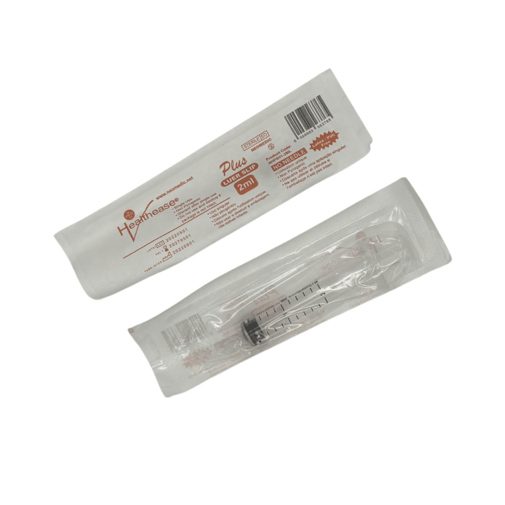 Luer Slip Syringe 2ml (Single)