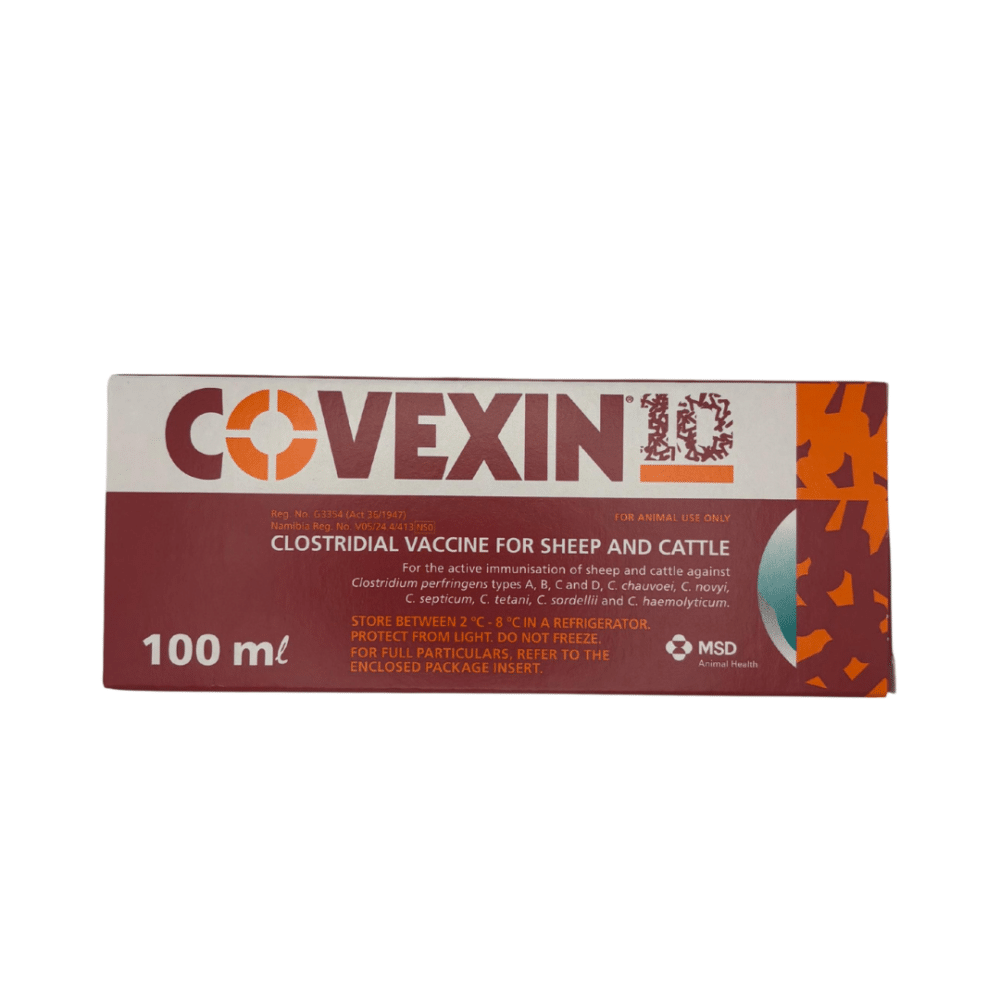 Covexin 10 Multiclostridial Vaccine for Cattle & Sheep (100ml)