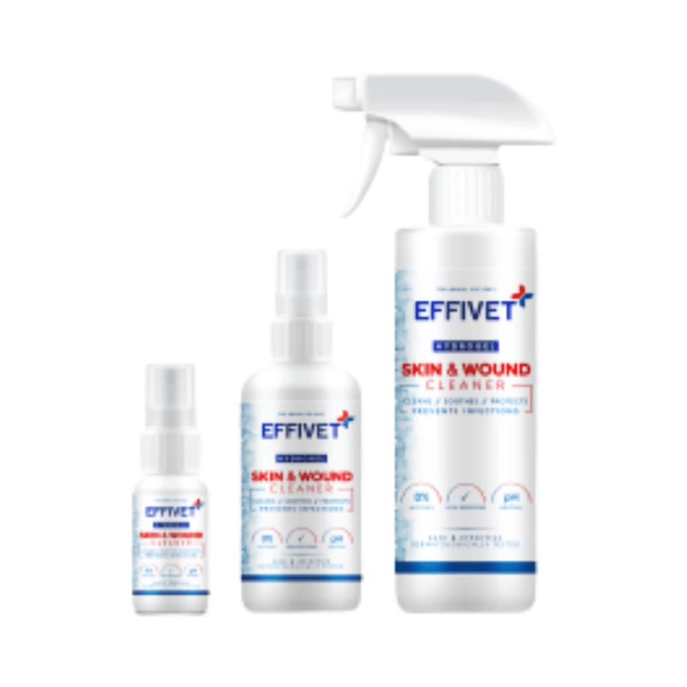 Effivet Skin & Wound Cleaner Spray (250ml) – Clean & Soothe Pet Wounds