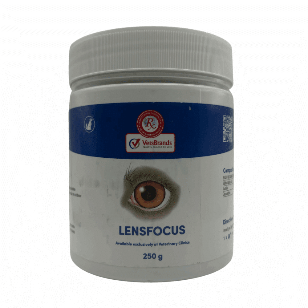 Lensfocus Powder – Diabetic Cataract Prevention for Dogs (250g)