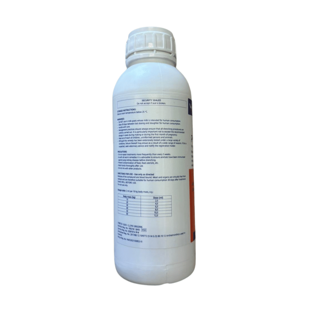 Prodose Orange Dewormer for Goats and Sheep (1 Litre) - Vet Products Online