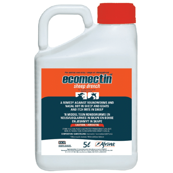 Ecomectin Sheep Drench Ivermectin Solution for Sheep & Goats (1 Litre)
