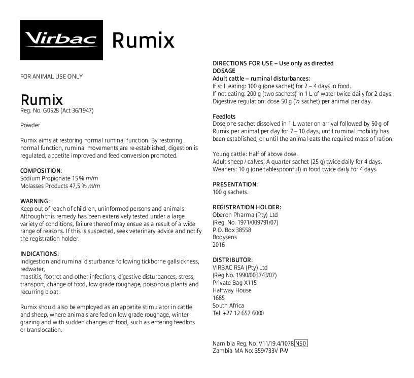 Rumix Powder 400g (4 X 100g)