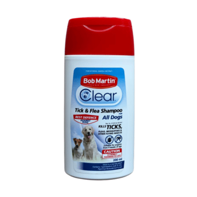 Bob Martin Dog Tick & Flea Shampoo (200ml)