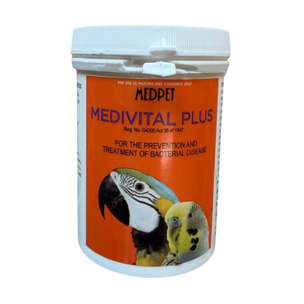 Medivital-Plus | Cage Bird Antibiotic & Vitamin Treatment 100g