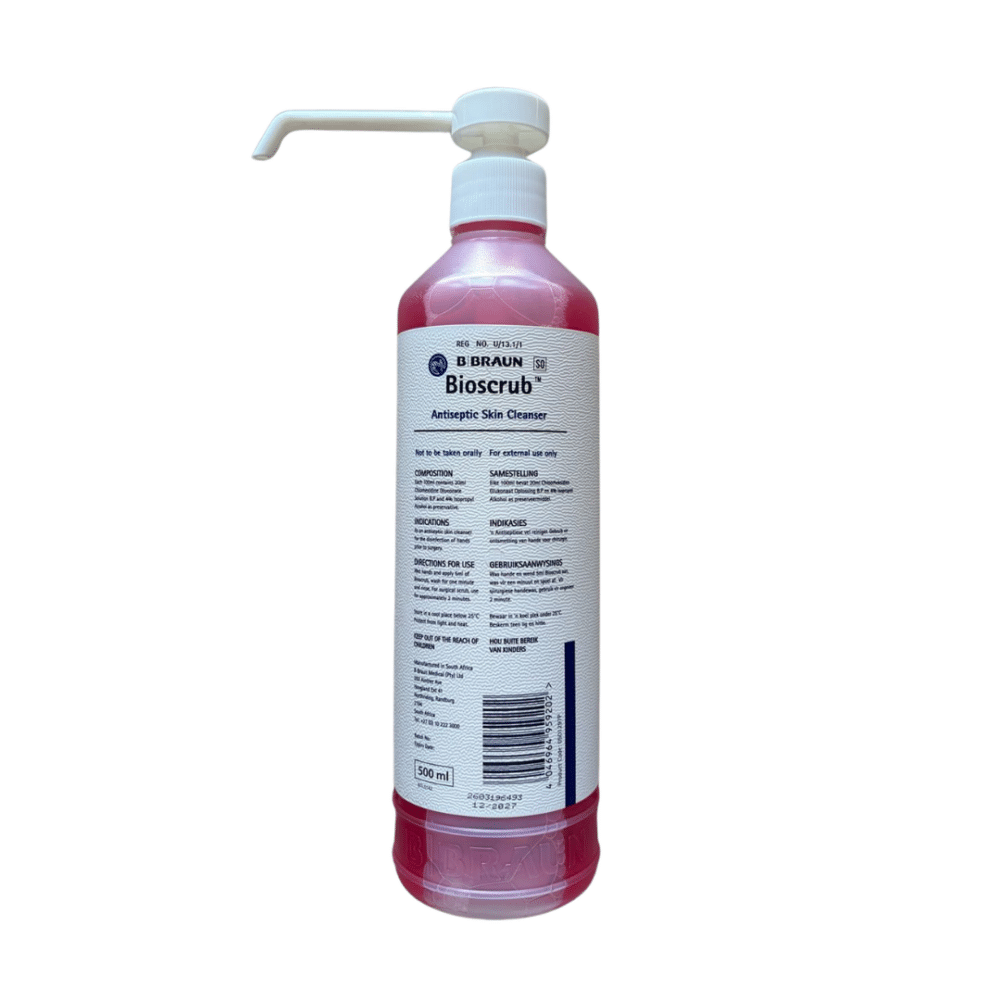 Bioscrub Antiseptic Skin Cleanser with pump (500ml)