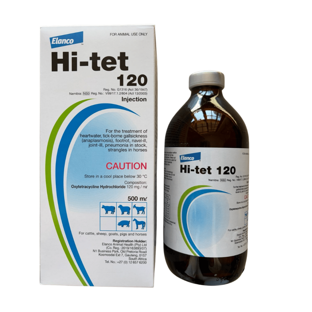 Hi-Tet 120 Injection for Livestock and Horses (500ml)