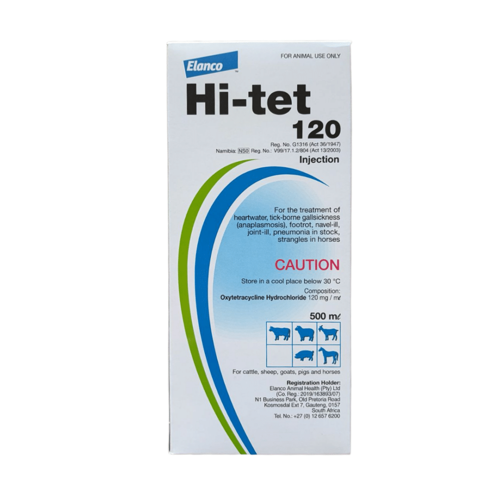 Hi-Tet 120 Injection for Livestock and Horses (500ml)