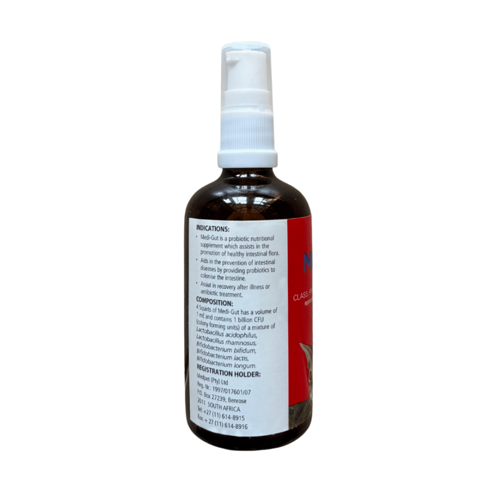 Medi-Gut – Probiotic Supplement for Pets (100ml)