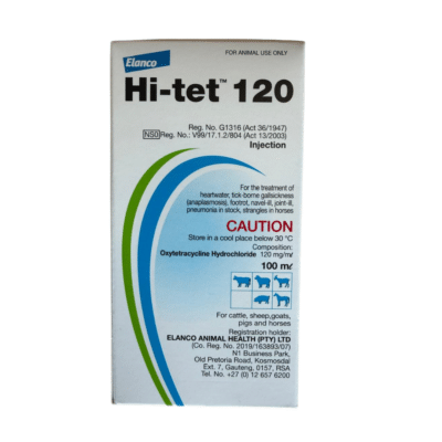 Hi-Tet 120 Injection for Livestock and Horses (100ml)