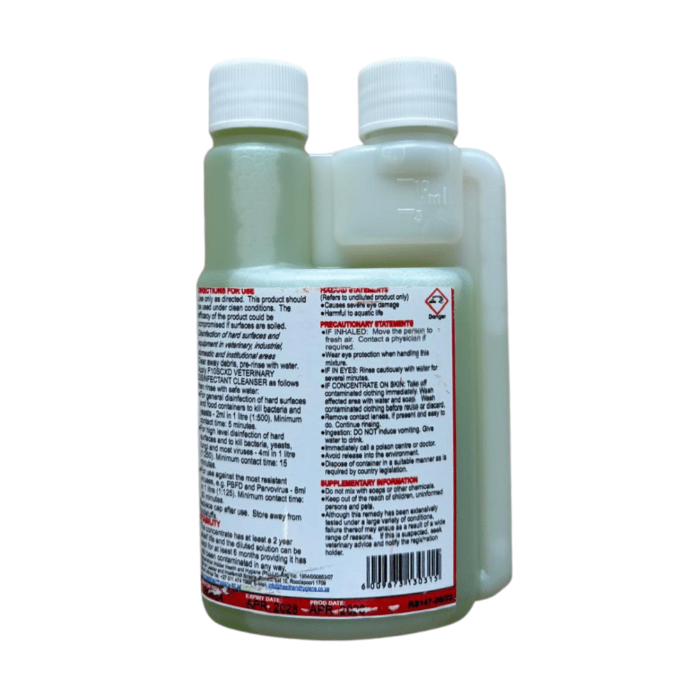 F10 SCXD Veterinary Disinfectant Cleanser (200ml)
