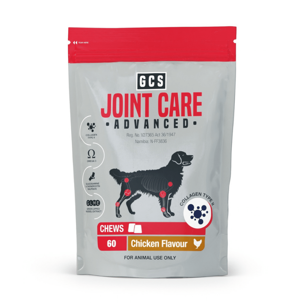 GCS Joint Care Advanced Chews for Dogs – Chicken Flavour (60 Chews)