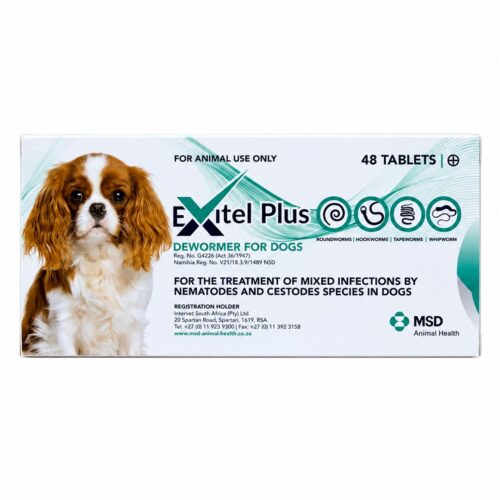 Exitel Plus Dewormer for Dogs (48 Tablets)